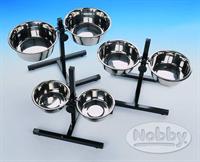 H stander med 2 justerbar sk�le