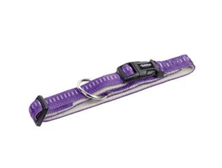 HALSBÅND SOFT GRIP, LILLA 20MM/30-45CM