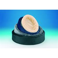 Pote plysseng, beige, 60 cm