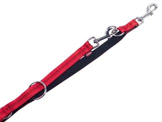DRESSURLINE SOFT GRIP, RØD 15MM/200CM