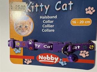 Kitty cat killinghalsbånd Lilla