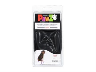 PAWZ DOG BOOTS, LARGE, SORT